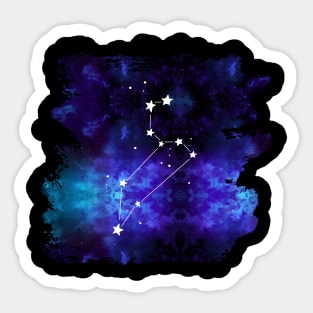 Leo Galaxy Sticker